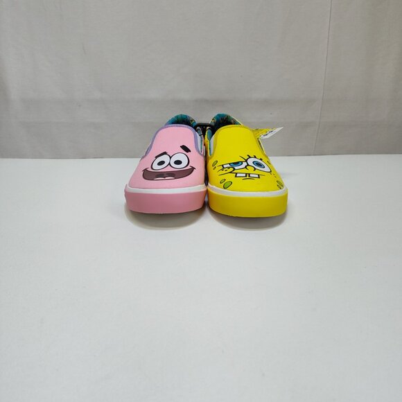 Groundup Spongebob Patrick Slip On Canvas Shoe WMNS US 11 EUR 43 Cartoon Design - Picture 4 of 11